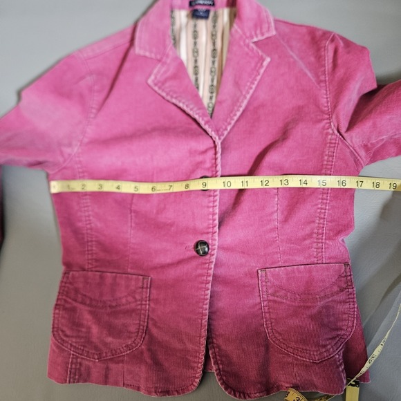 Gap Y2K Corduroy Jacket 4 Pink Blazer Fall 2004 - Picture 3 of 9